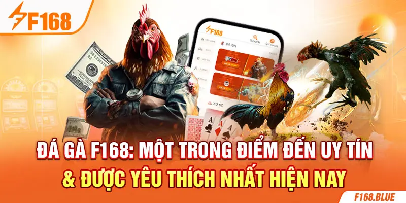 Đá gà F168: Một trong điểm đến uy tín & được yêu thích nhất hiện nay